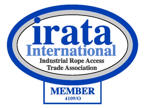 IRATA International member logo, membership number 4109/O